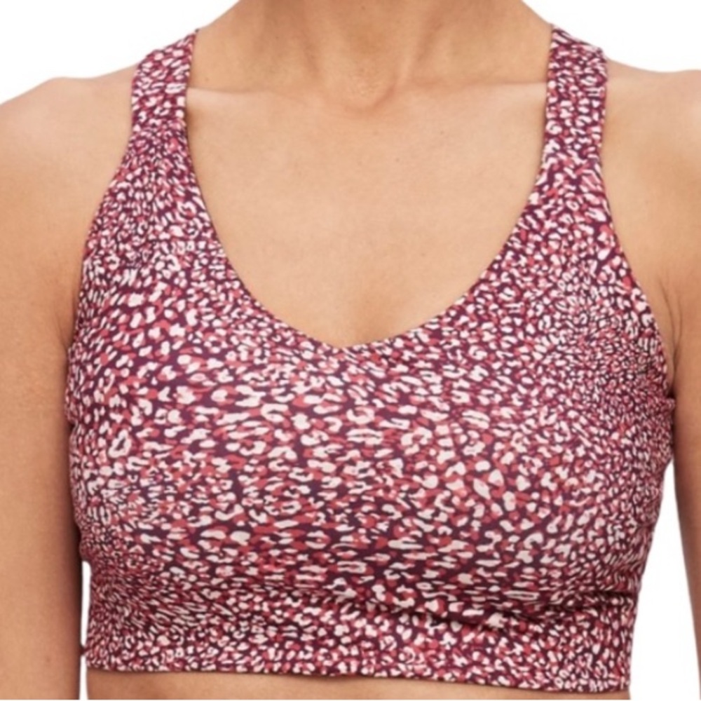 GAP Pink Patterned Sports Bra